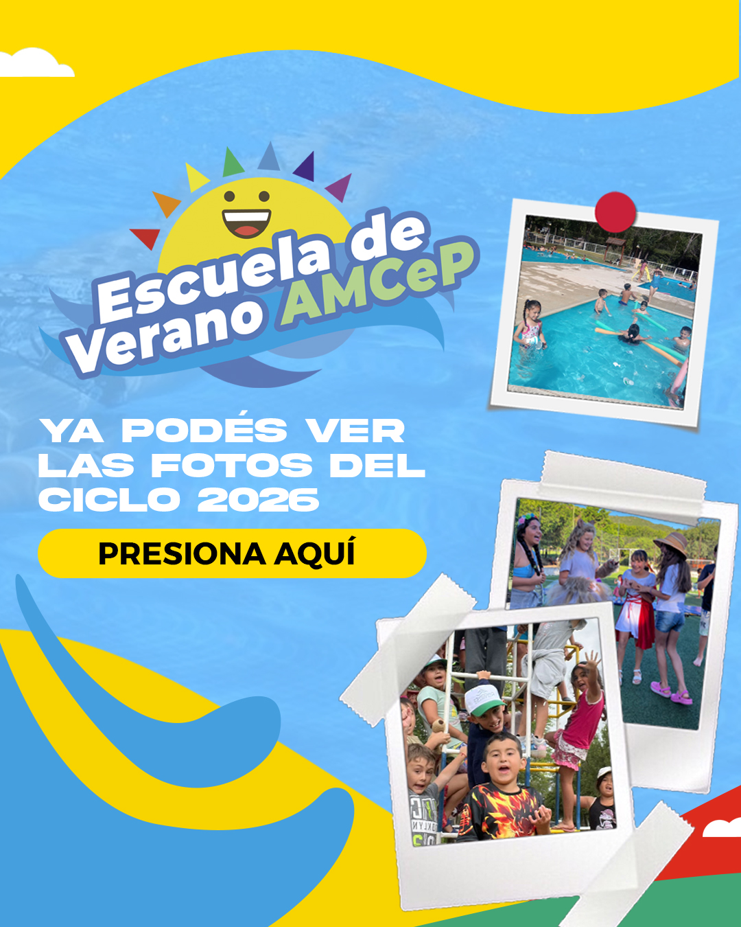 Presiona para ver las fotos del ciclo 2026 - Escuela de Verano AMCeP